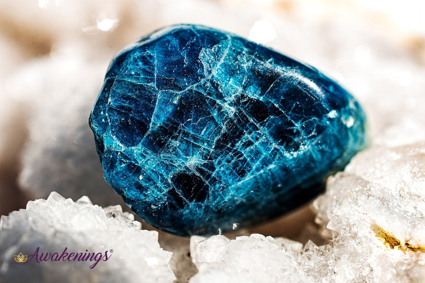 Blue Apatite - Tumbled
