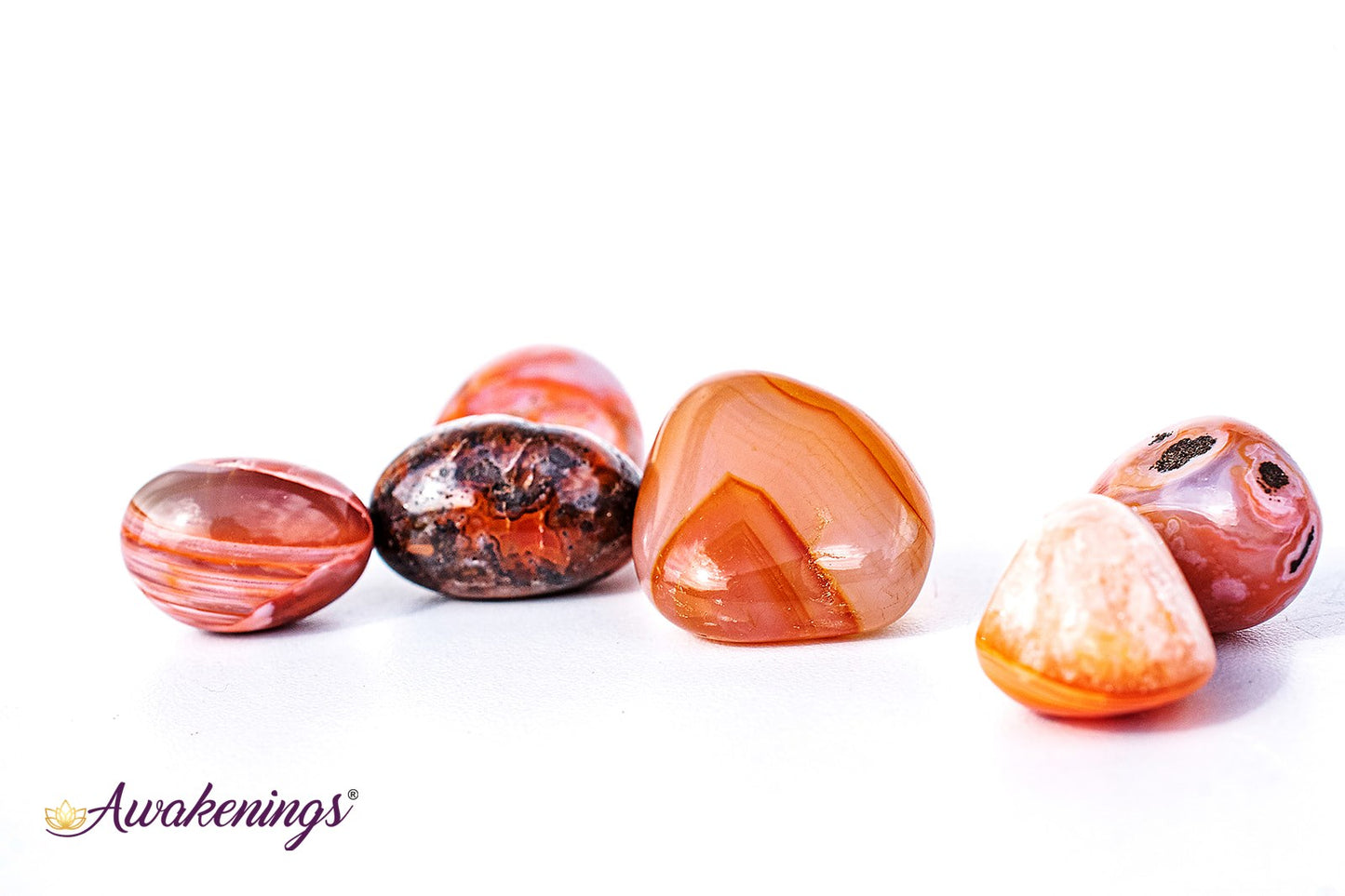 Banded Carnelian - Tumbled