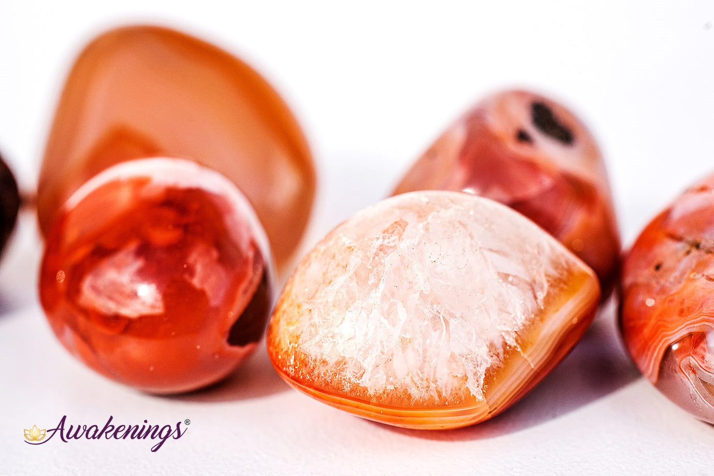Banded Carnelian - Tumbled