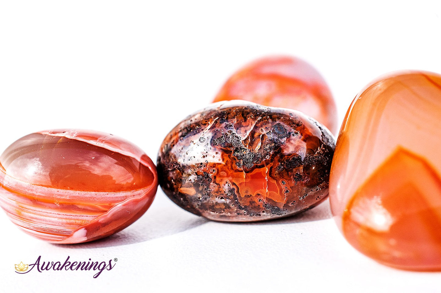 Banded Carnelian - Tumbled