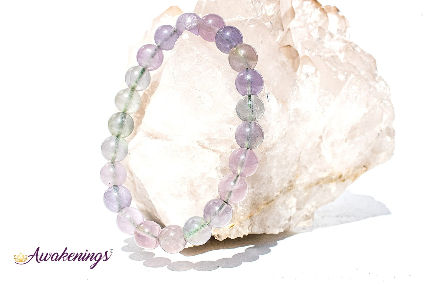 Lavender Fluorite Bracelet-8mm