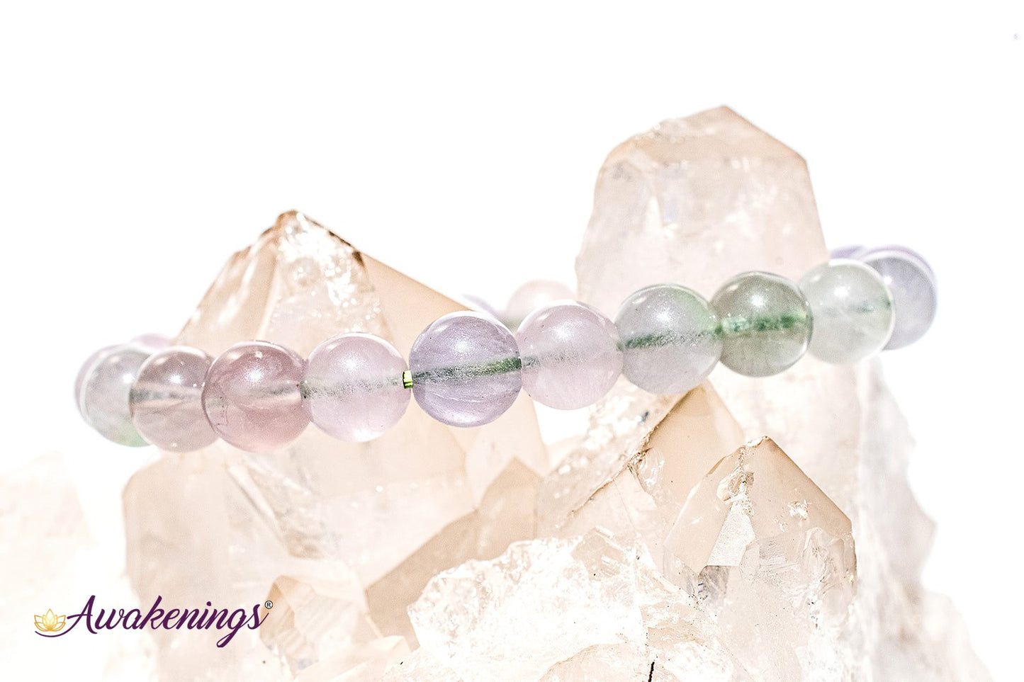 Lavender Fluorite Bracelet-8mm