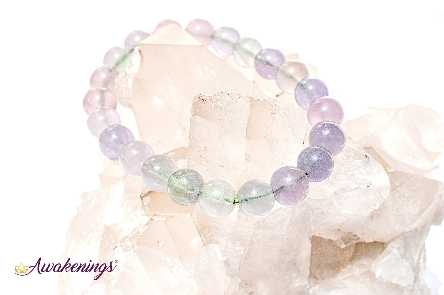 Lavender Fluorite Bracelet-8mm