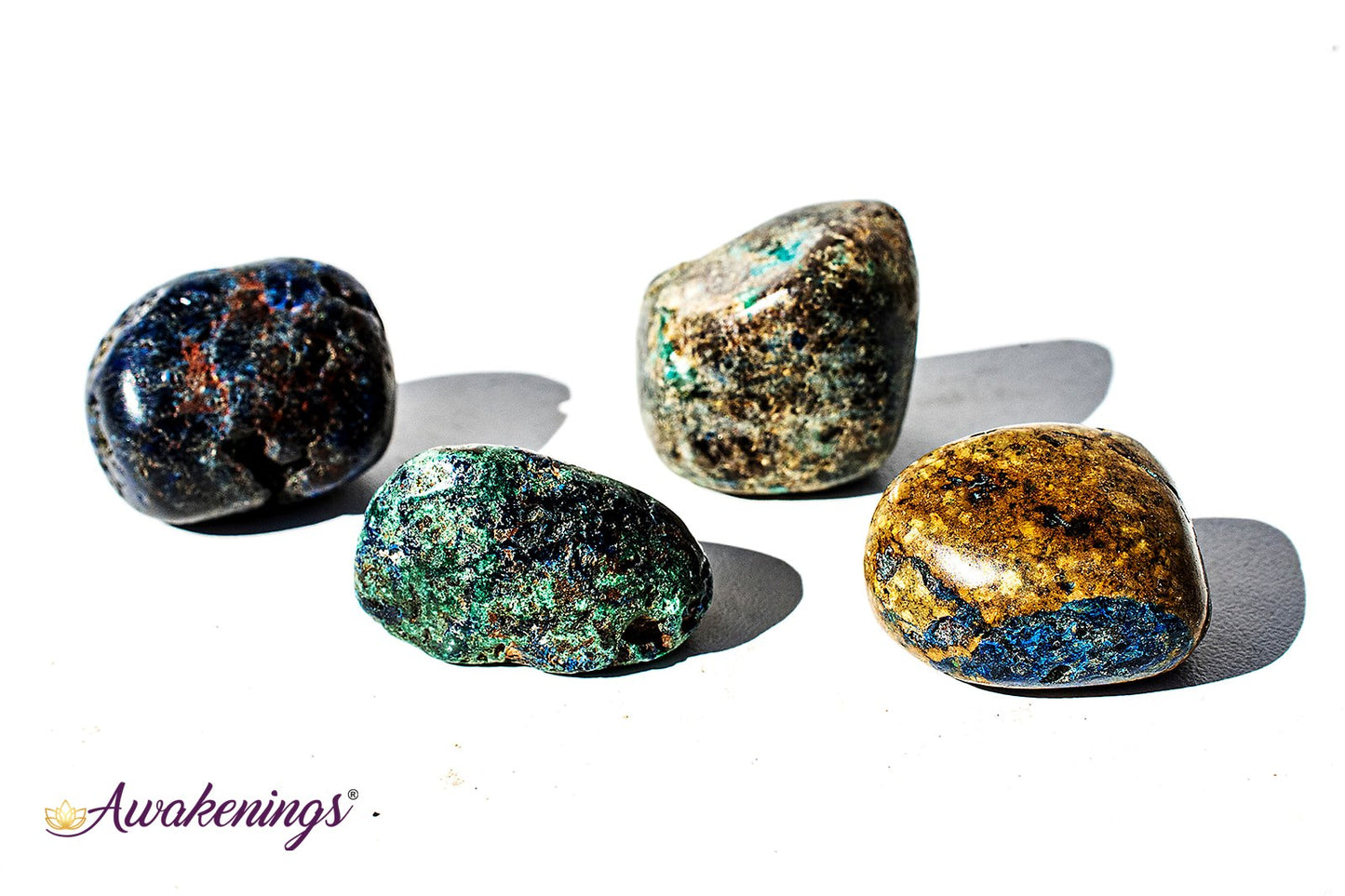 Azurite w/ Malachite - Tumbled