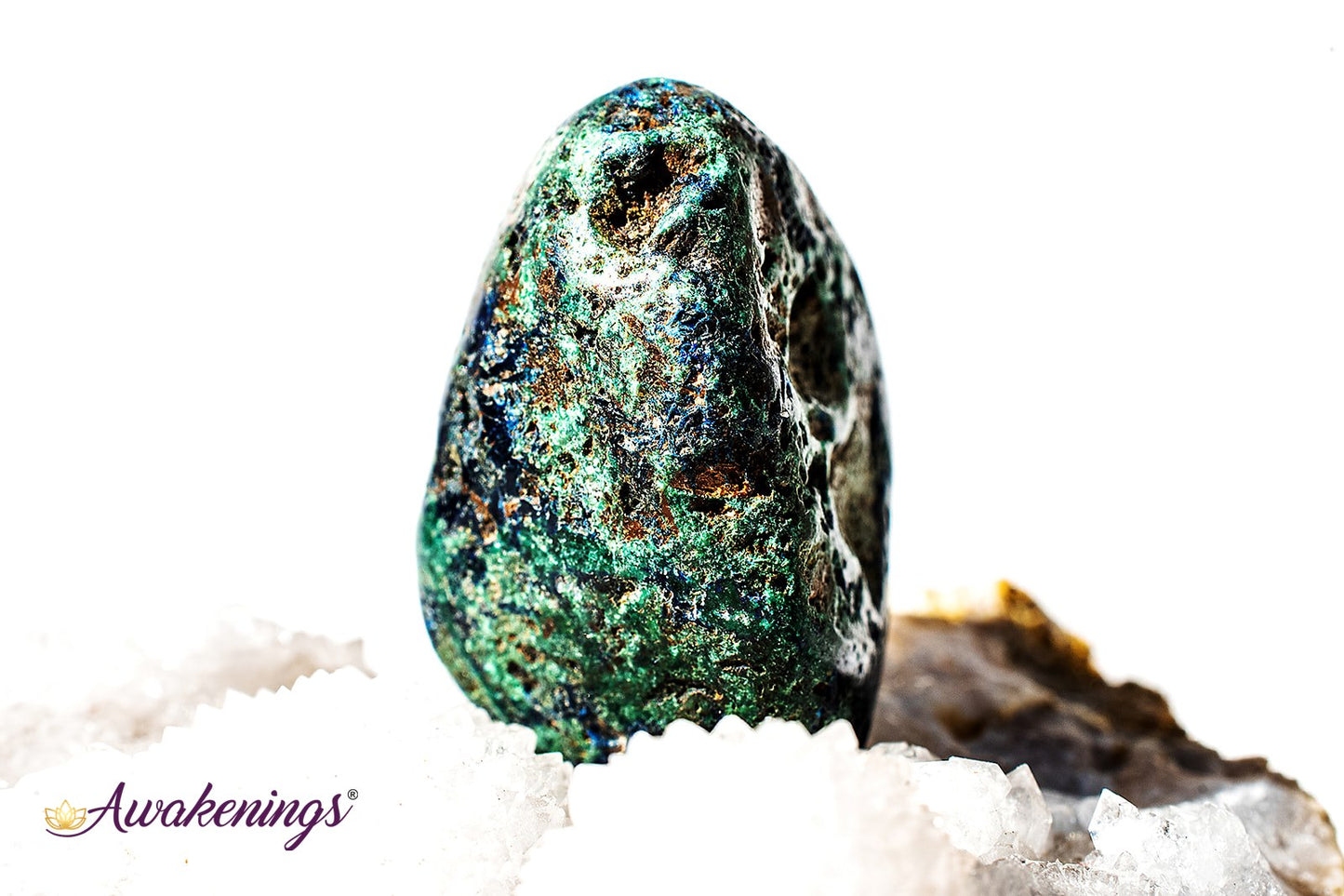 Azurite w/ Malachite - Tumbled