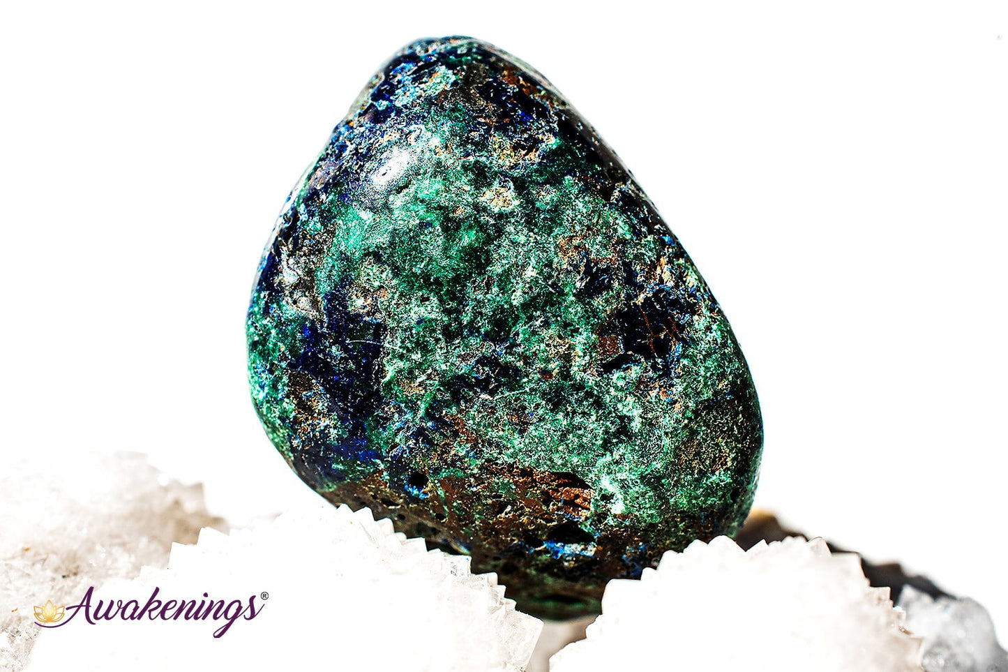 Azurite w/ Malachite - Tumbled