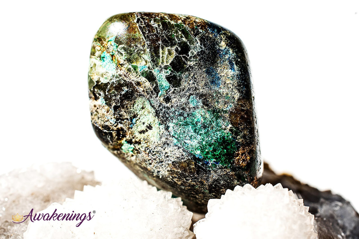 Azurite w/ Malachite - Tumbled