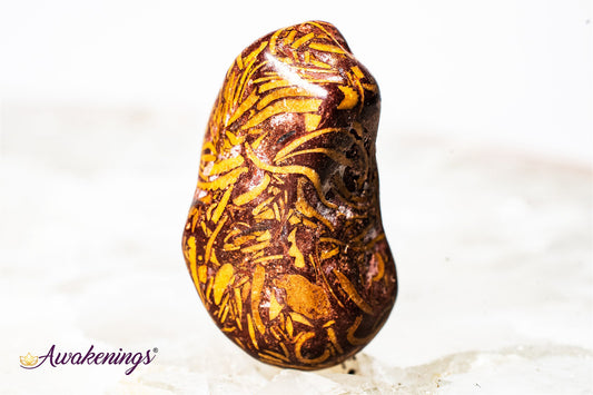Arabic Miriam Jasper (Calligraphy Script Stone) - Tumbled