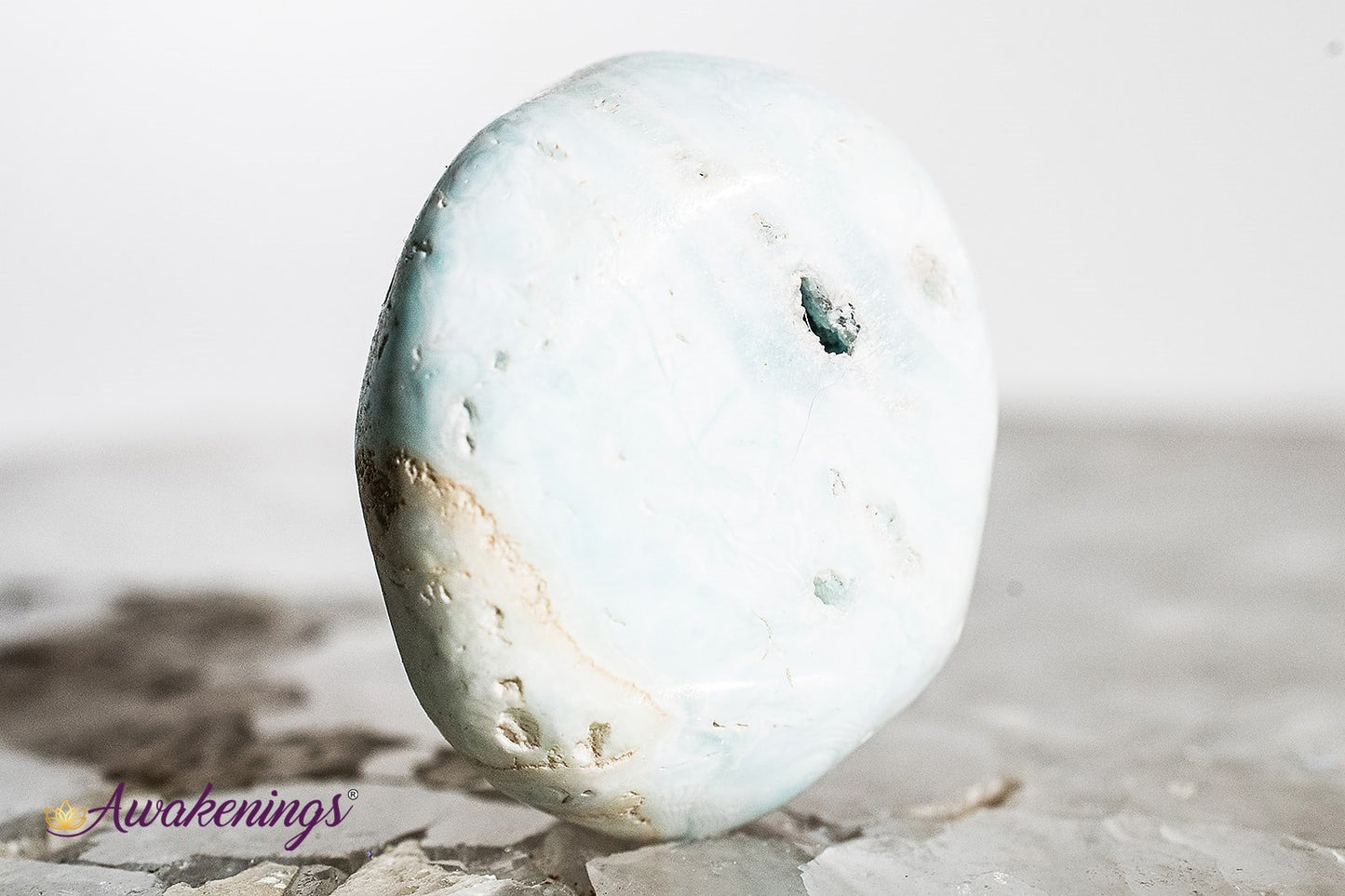 Caribbean Blue Calcite - Tumbled