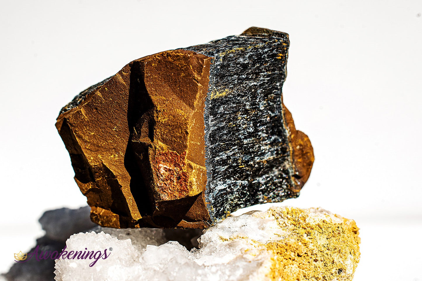 Blue Tiger Eye/Hawk Eye-Rough Raw Natural