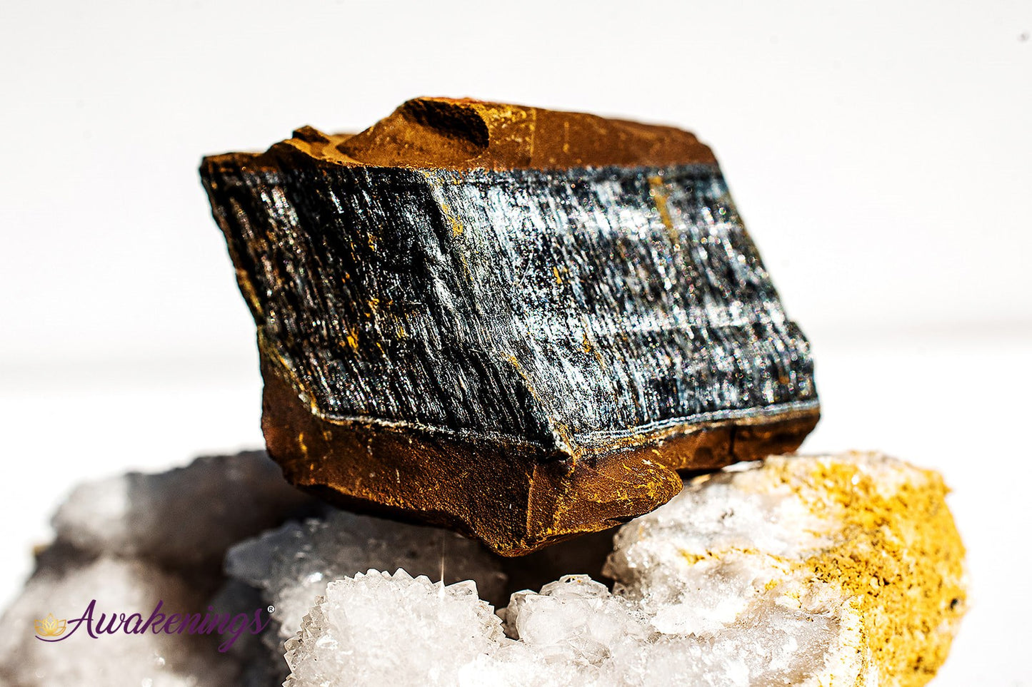 Blue Tiger Eye/Hawk Eye-Rough Raw Natural