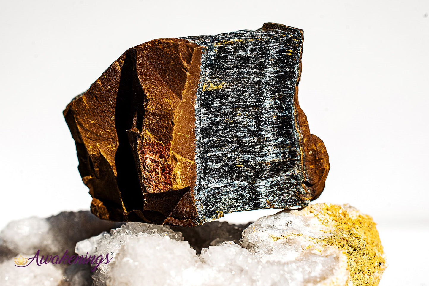 Blue Tiger Eye/Hawk Eye-Rough Raw Natural