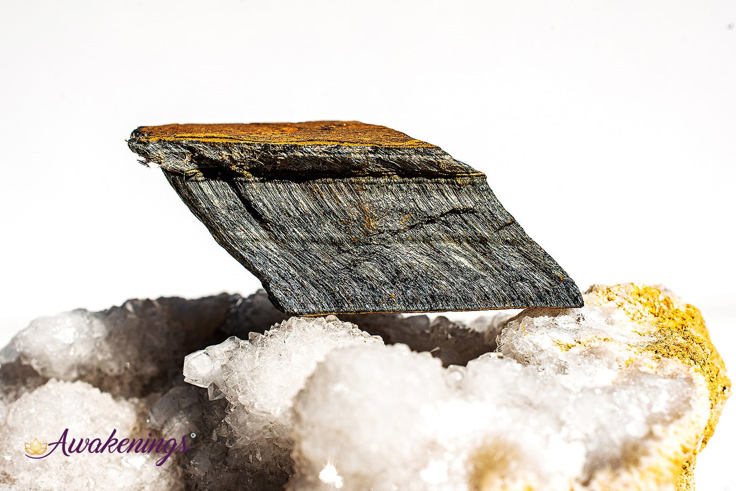 Blue Tiger Eye/Hawk Eye-Rough Raw Natural