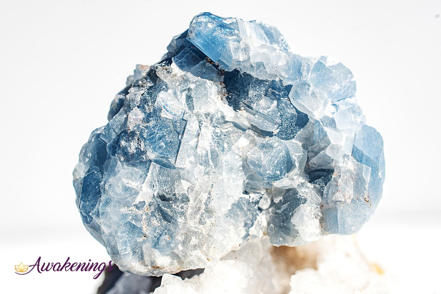 Blue Calcite Medium - Rough Raw Natural (1-2")