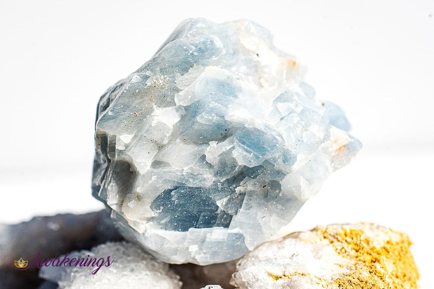 Blue Calcite Medium - Rough Raw Natural (1-2")