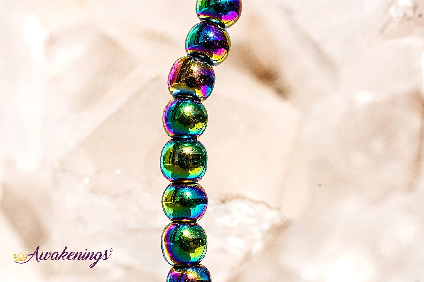 Rainbow Hematite Bracelet- 4mm