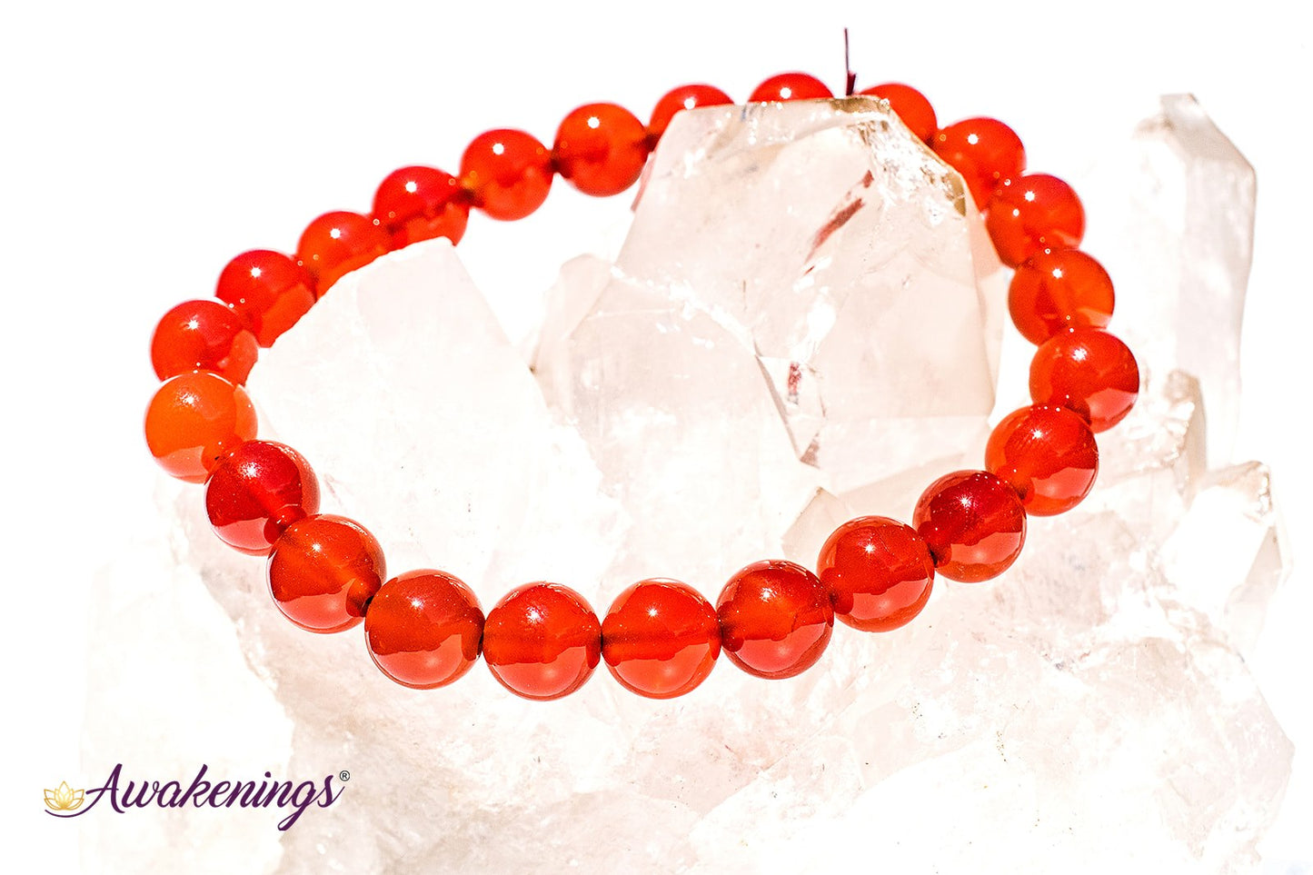 Dark Red Agate Bracelet- 8mm