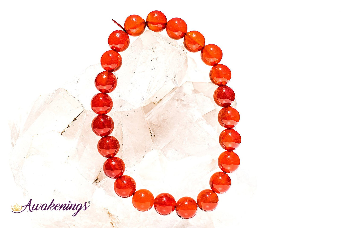 Dark Red Agate Bracelet- 8mm