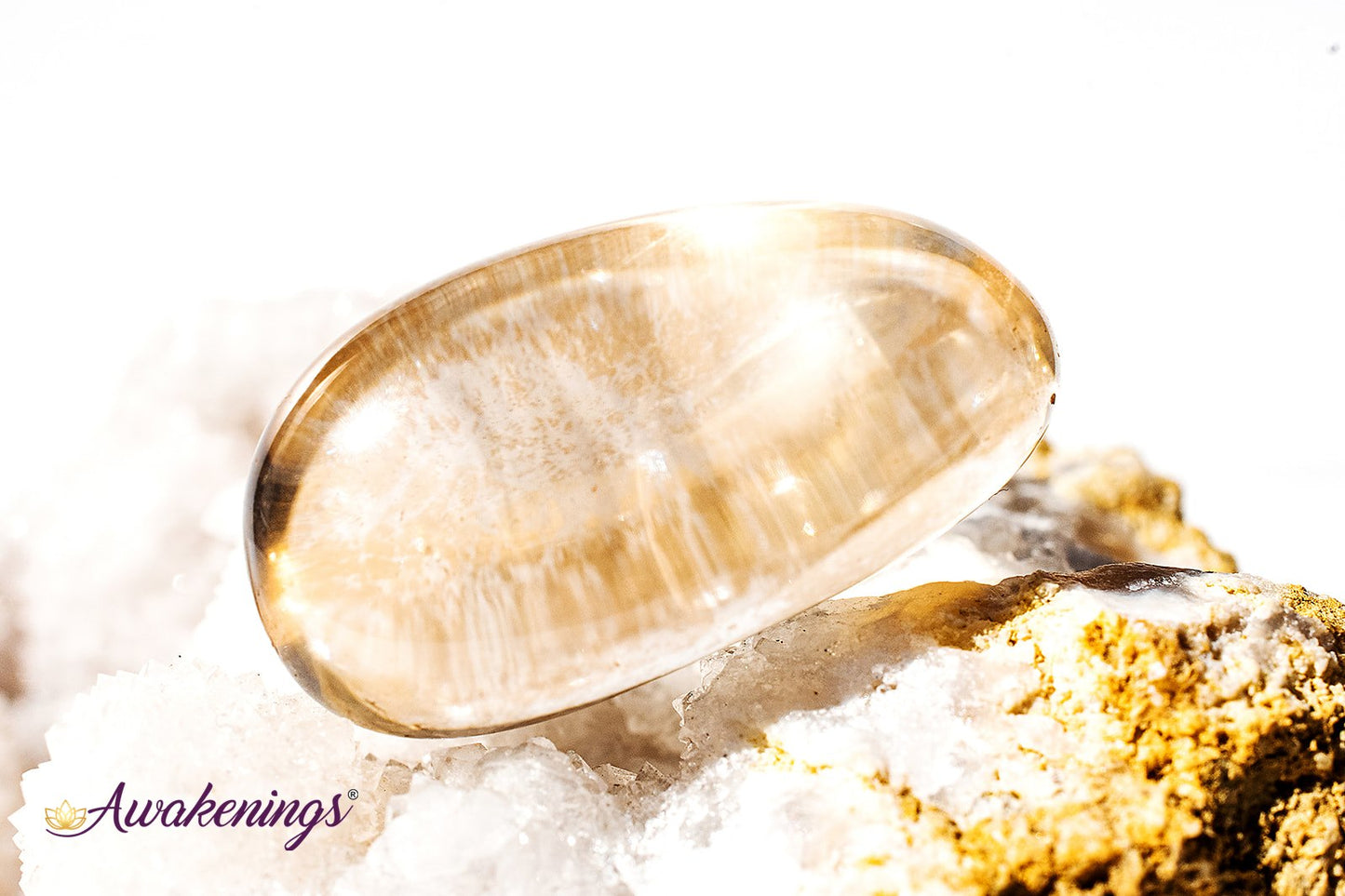 Orange Aura Quartz - Tumbled