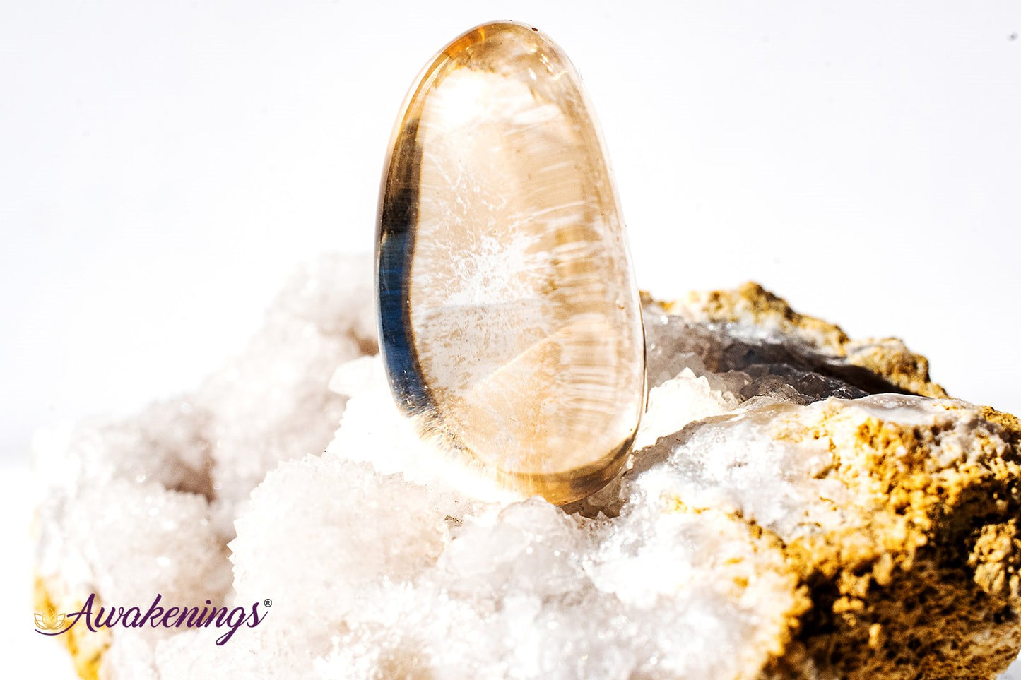 Orange Aura Quartz - Tumbled