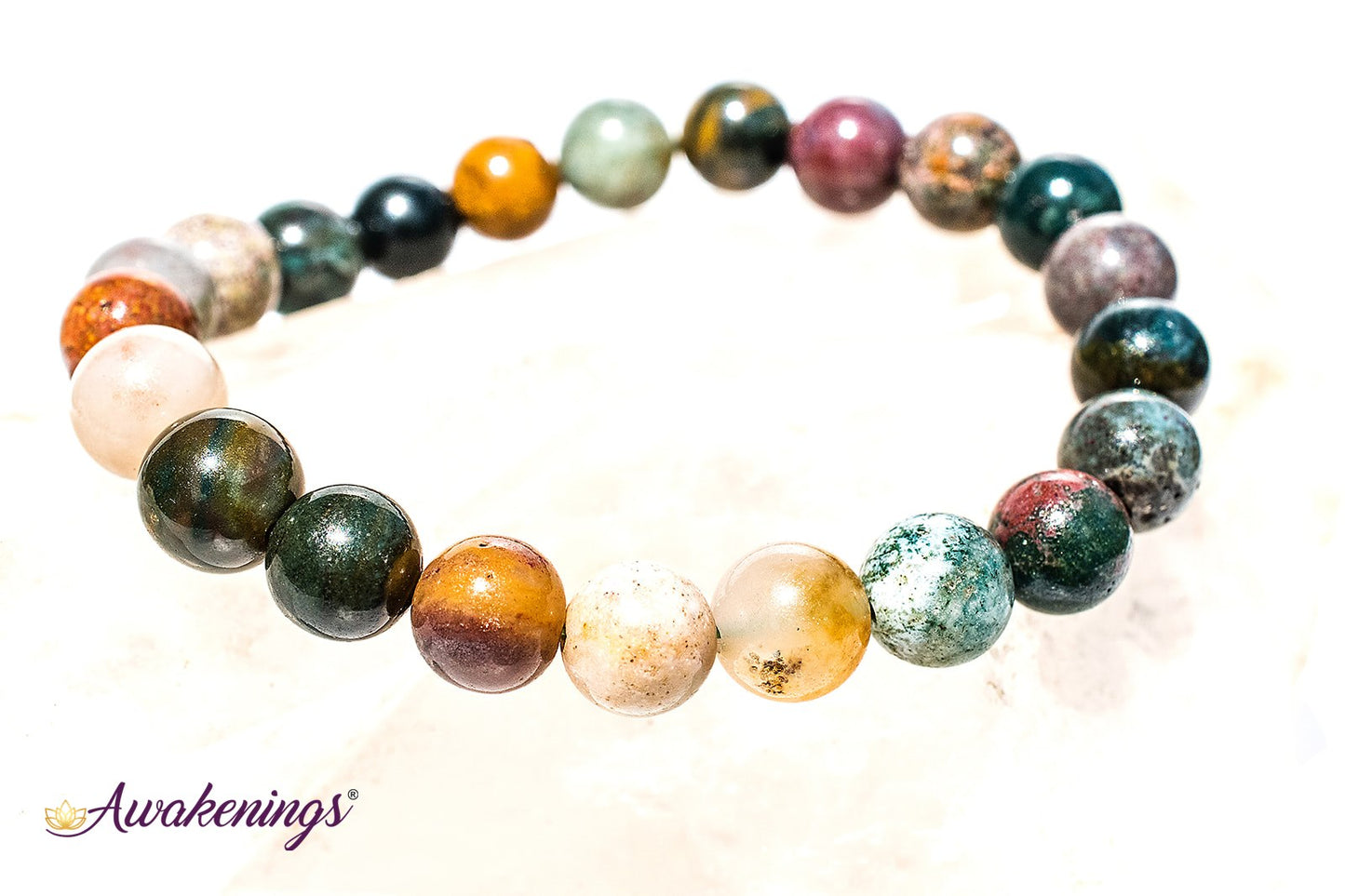 Ocean Jasper/Sea Sediment Bracelet-8mm