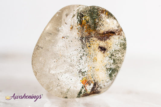 Chlorite in Quartz - Tumbled