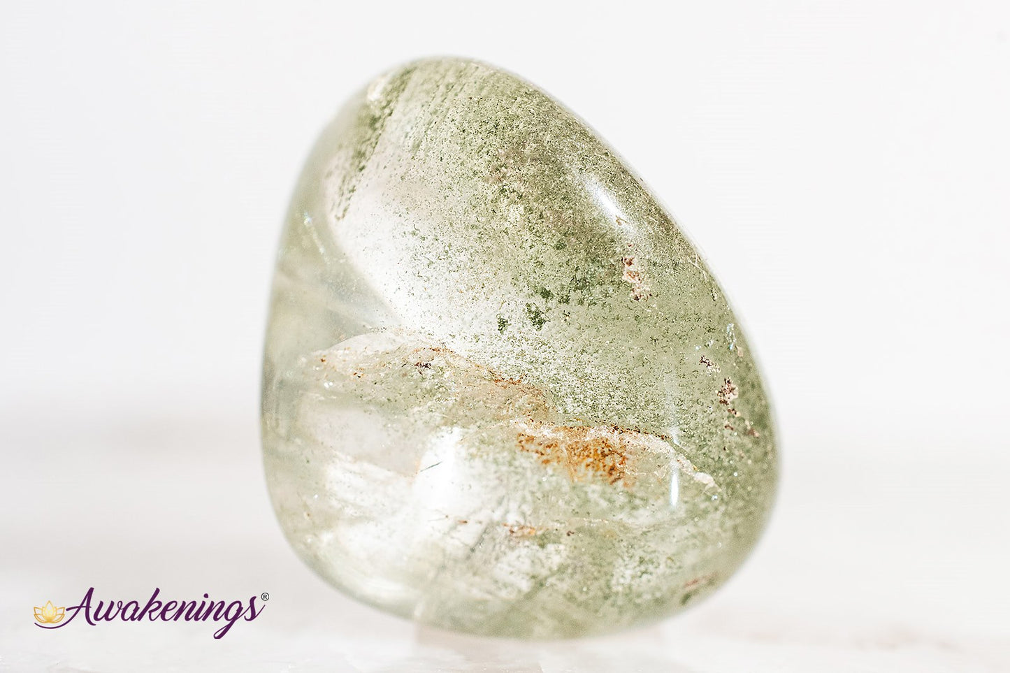 Chlorite in Quartz - Tumbled