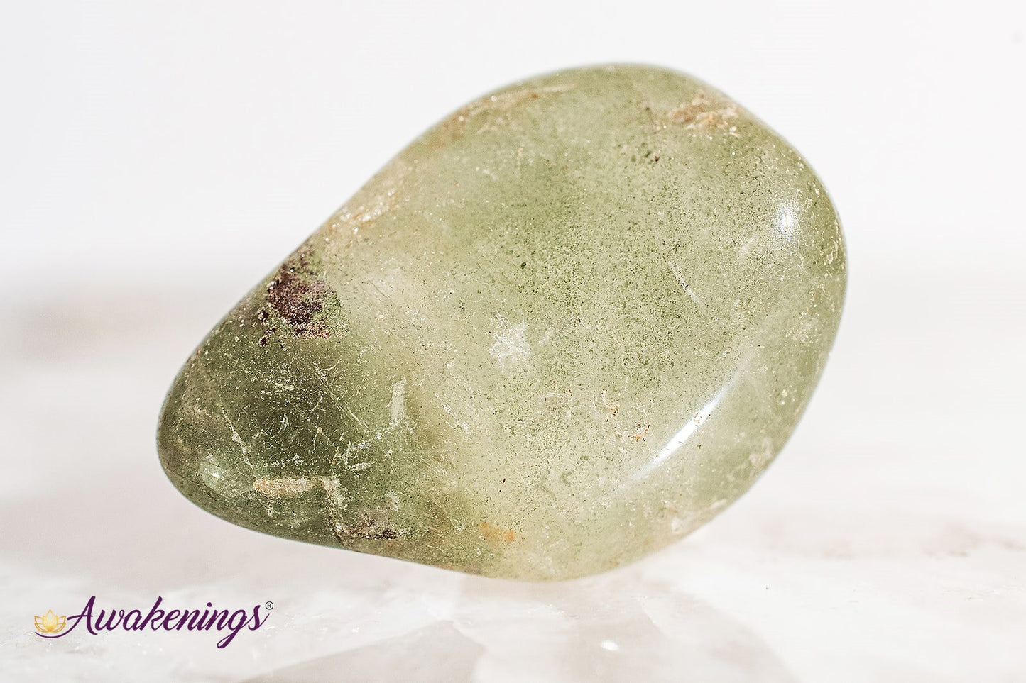 Chlorite in Quartz - Tumbled