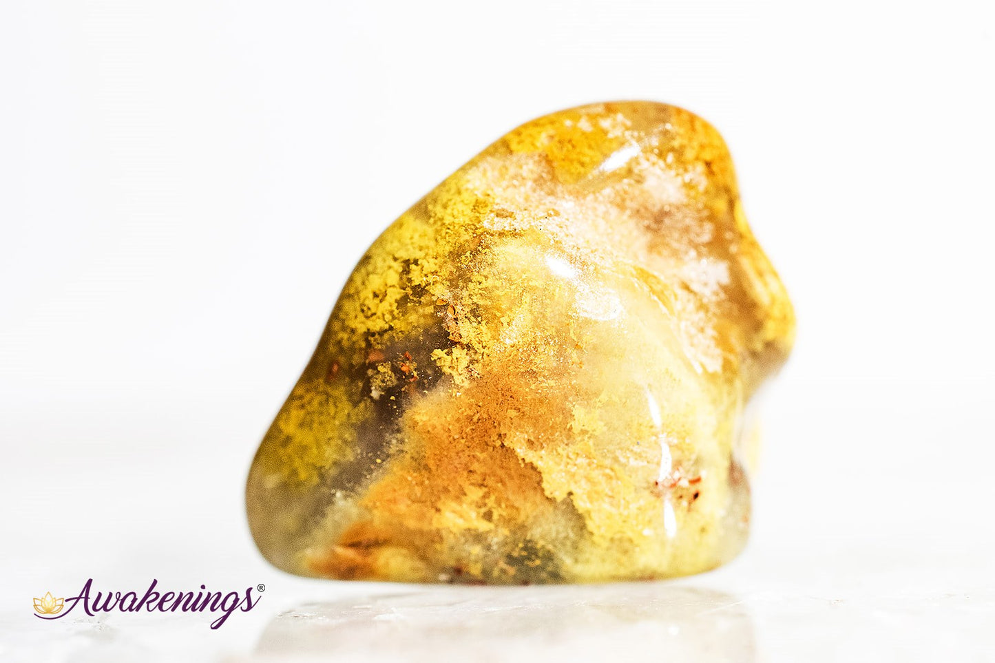 Golden Fire Chalcedony - Tumbled