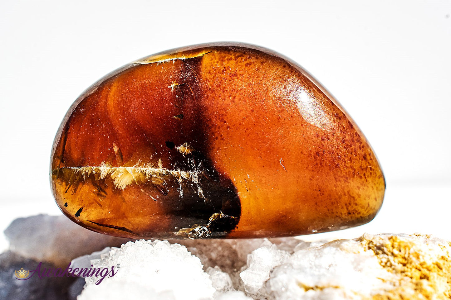 Blue Amber - Tumbled