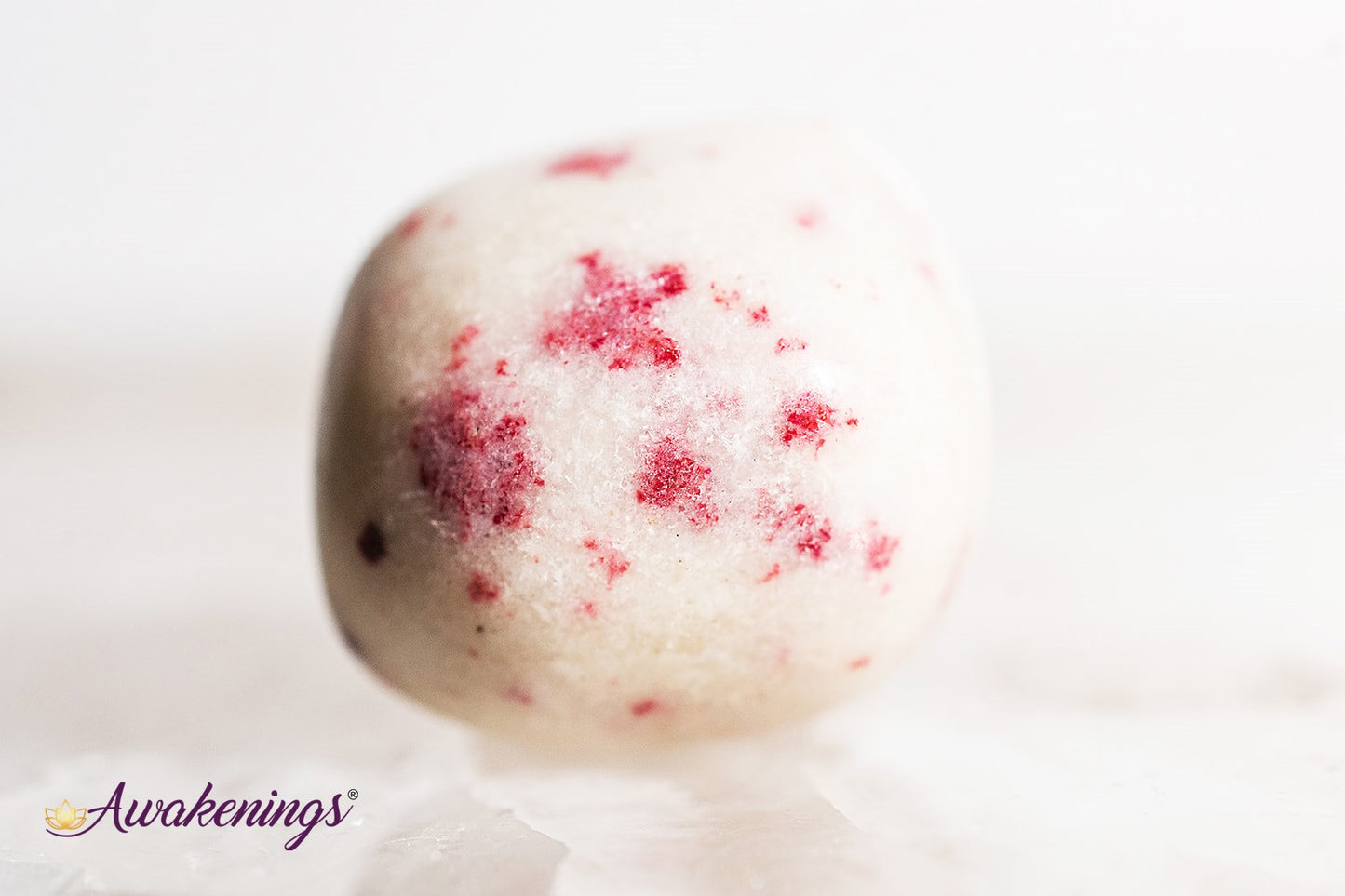 Cinnabite in Scapolite (Cinnabrite) - Tumbled