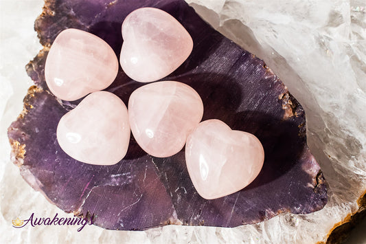 Rose Quartz Mini Heart