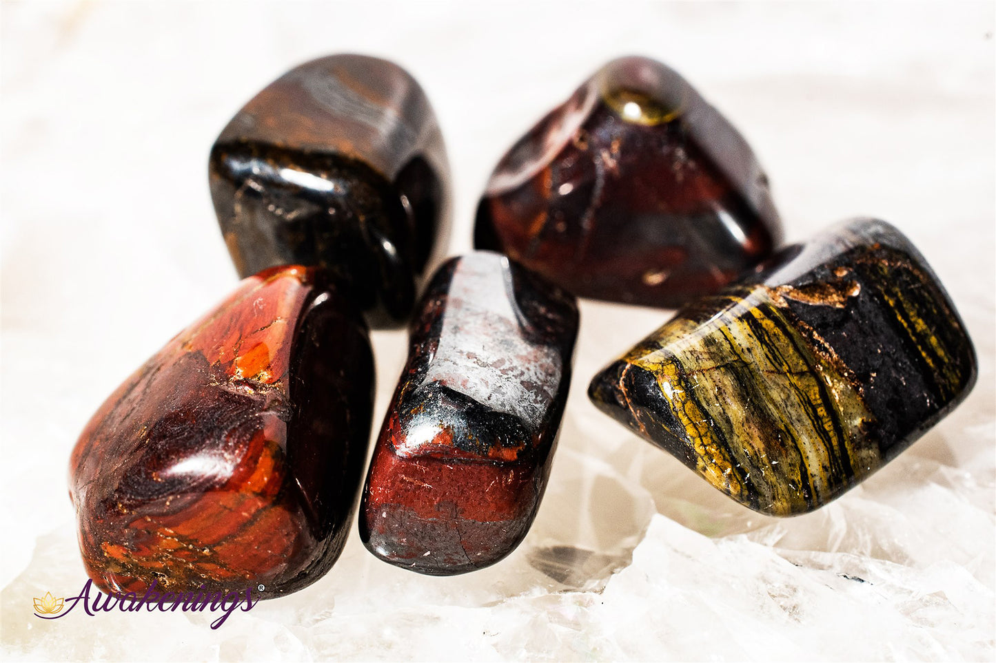 Tiger Iron (Mugglestone Muggle Stone) - Tumbled