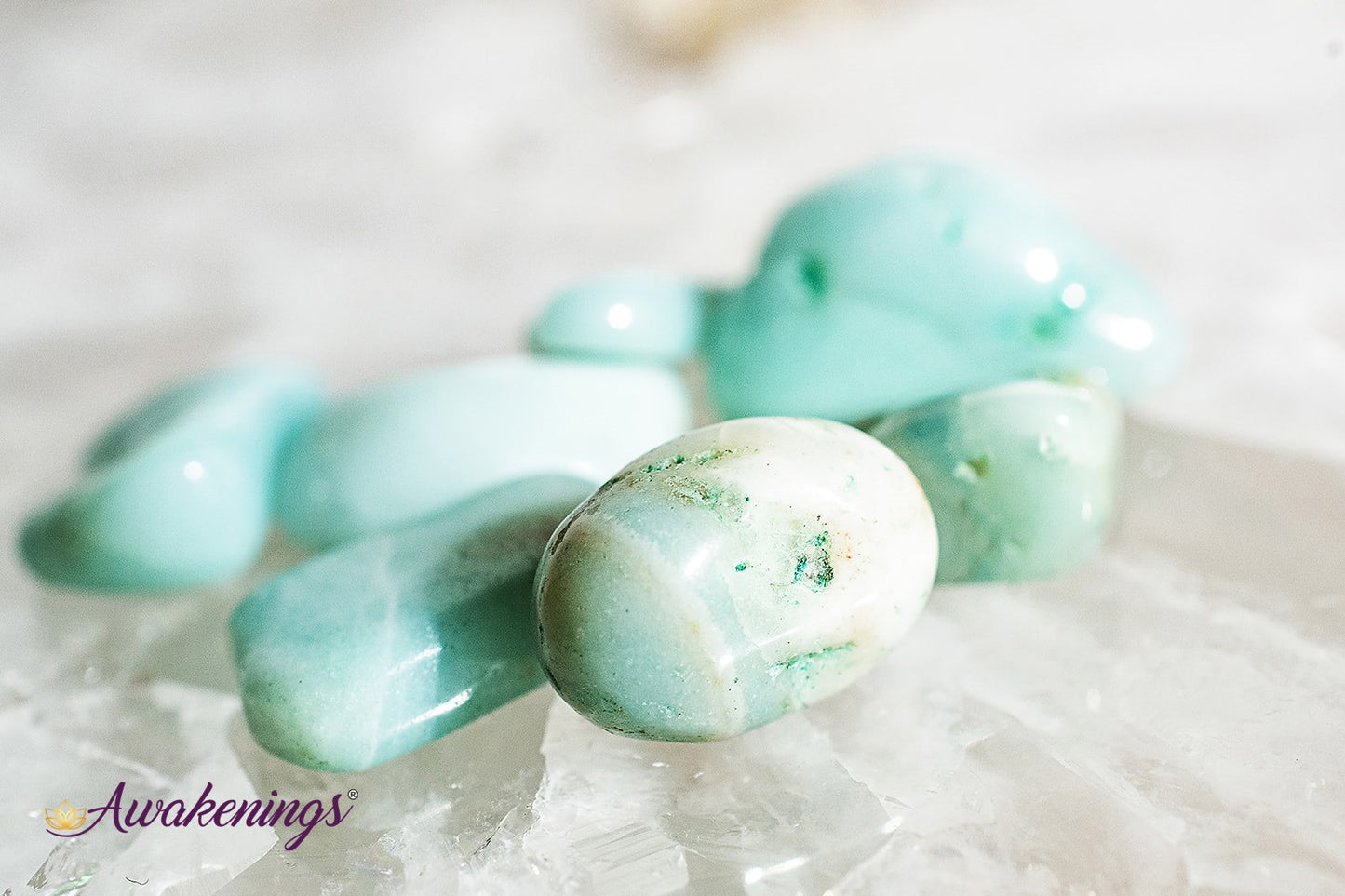 Caribbean Calcite- Tumbled Chips