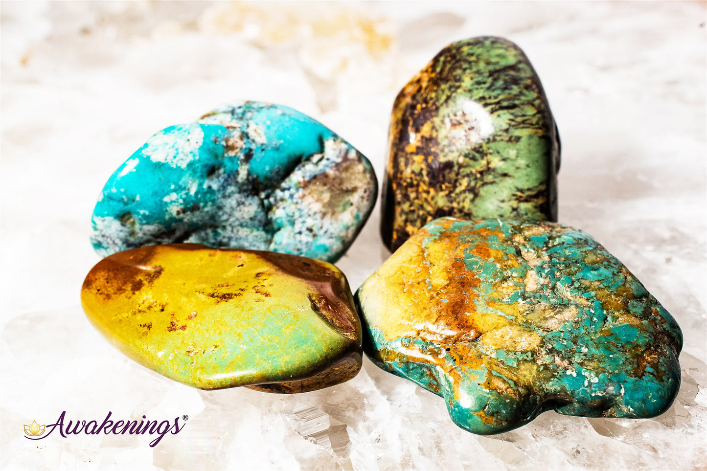 Natural Turquoise- Large Tumbled