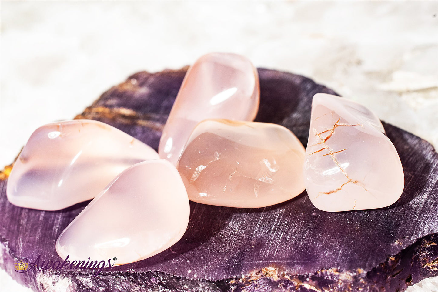 Pink Chalcedony - Tumbled