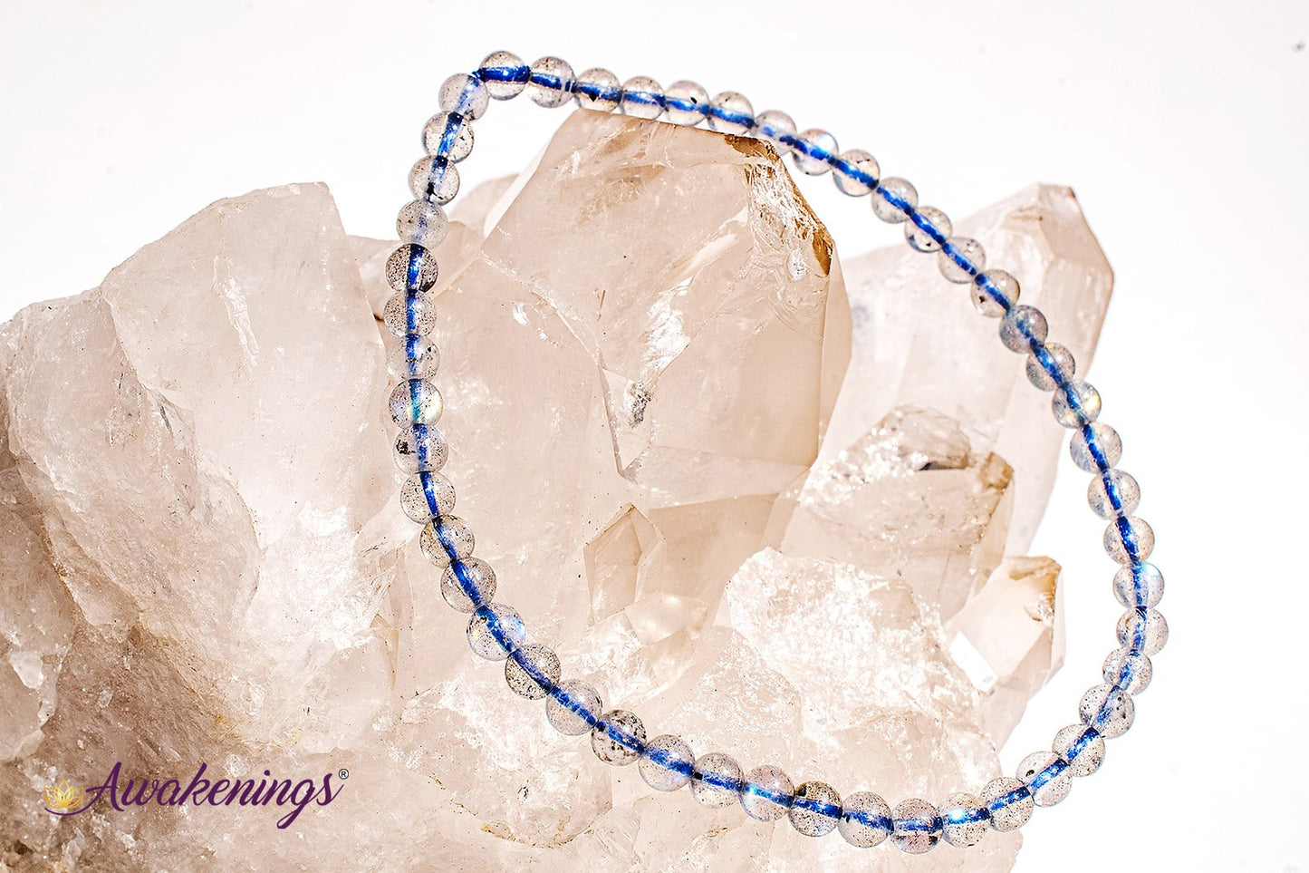 Blue Labradorite Bracelet-4mm