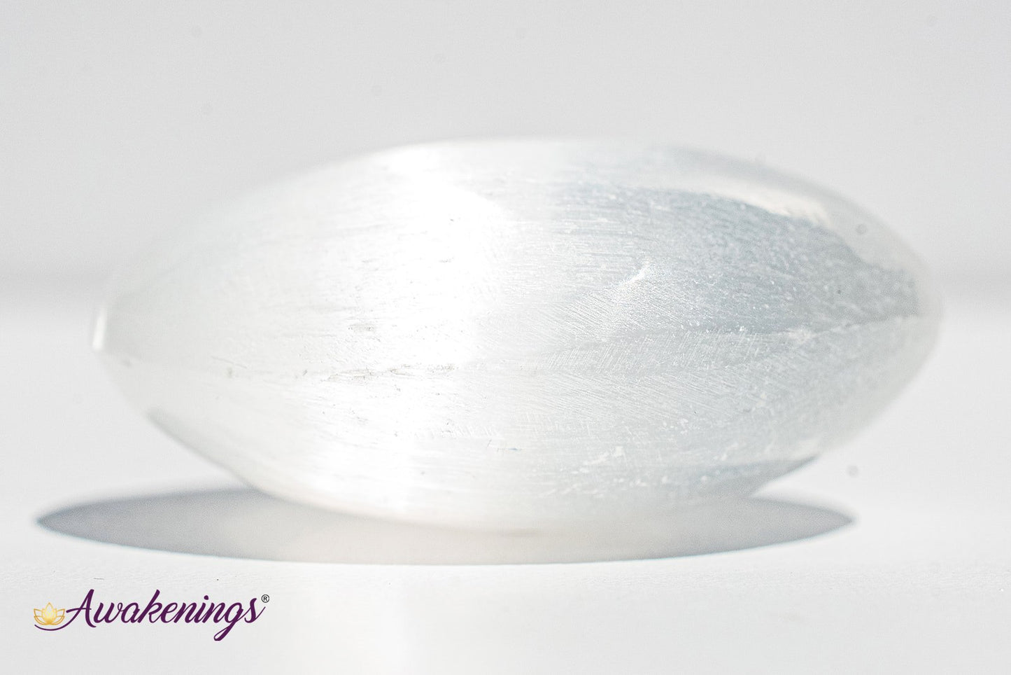 Selenite/Satin Spar Mini Palm/Pillow Stone-1.75"