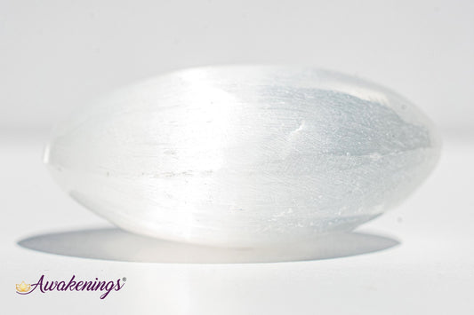 Selenite/Satin Spar Mini Palm/Pillow Stone-1.75"