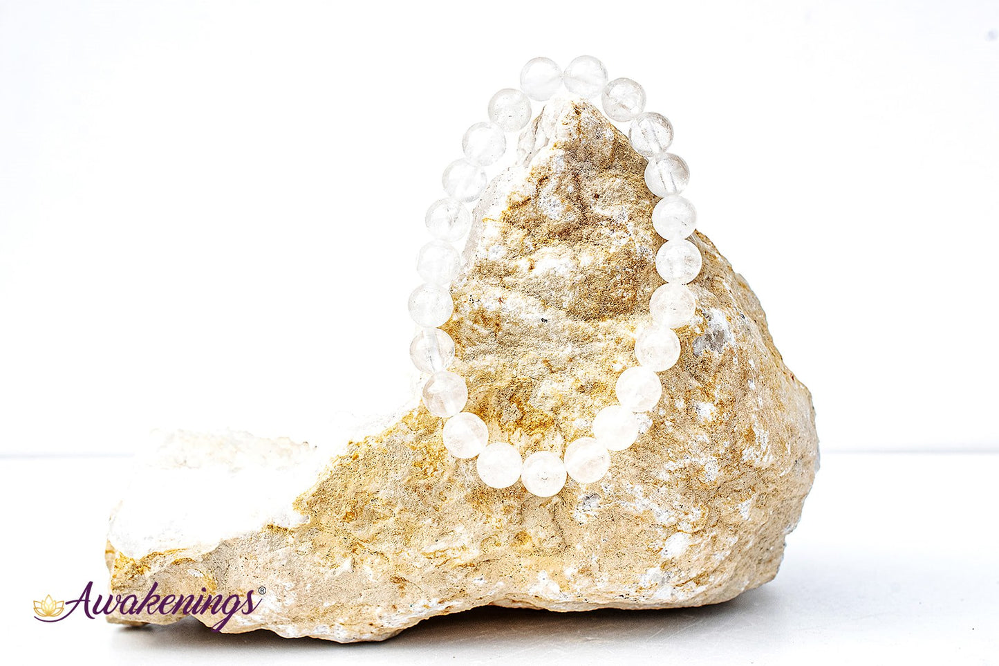 Clear Quartz Crystal Bracelet-8mm