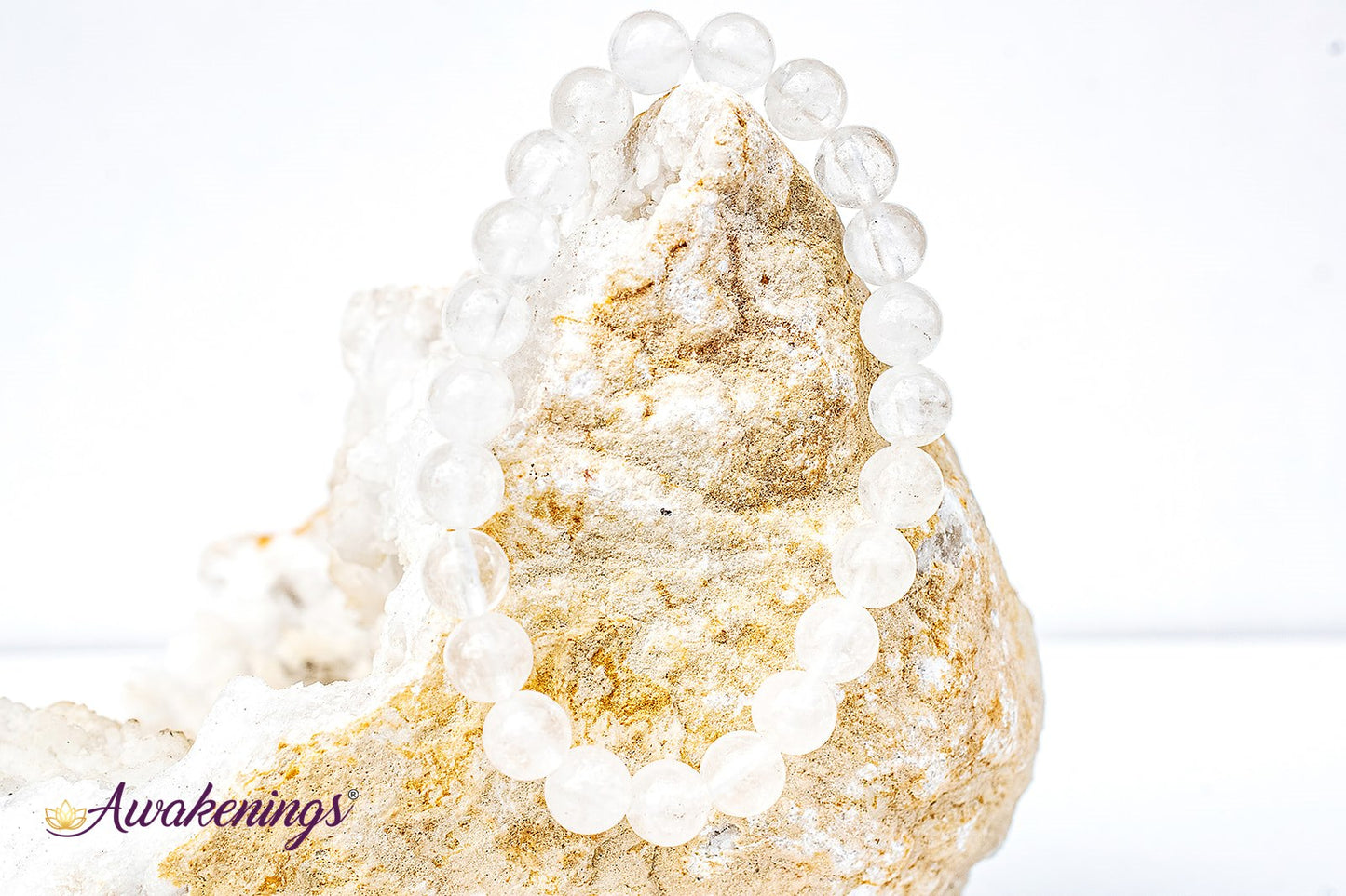 Clear Quartz Crystal Bracelet-8mm