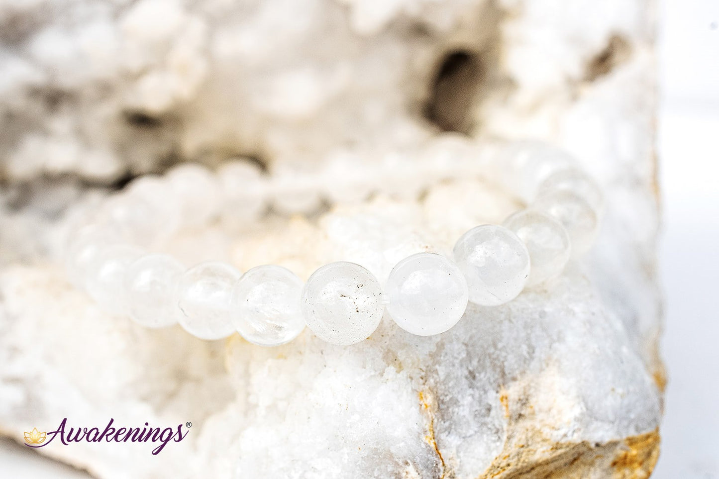 Clear Quartz Crystal Bracelet-8mm