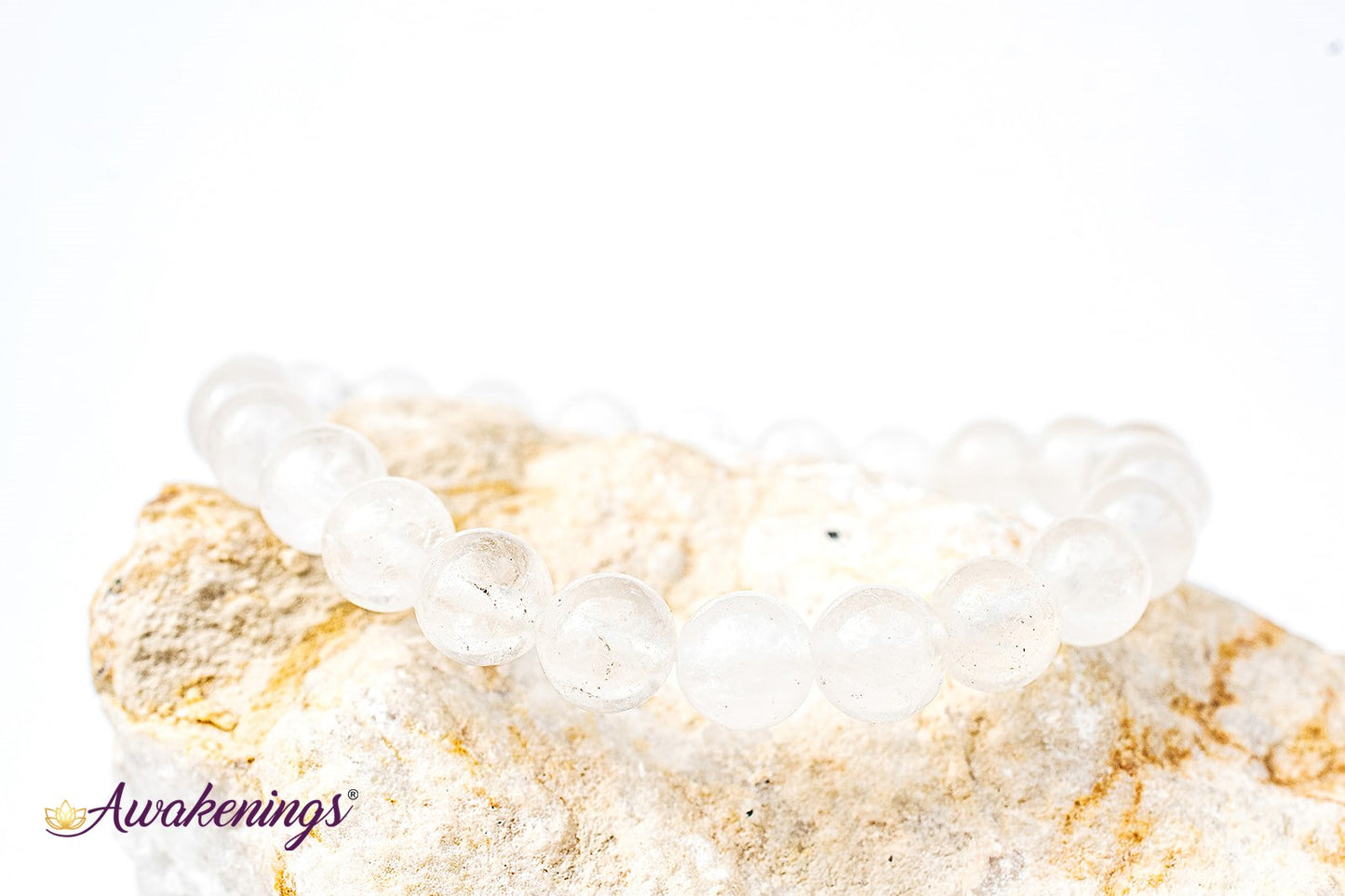 Clear Quartz Crystal Bracelet-8mm