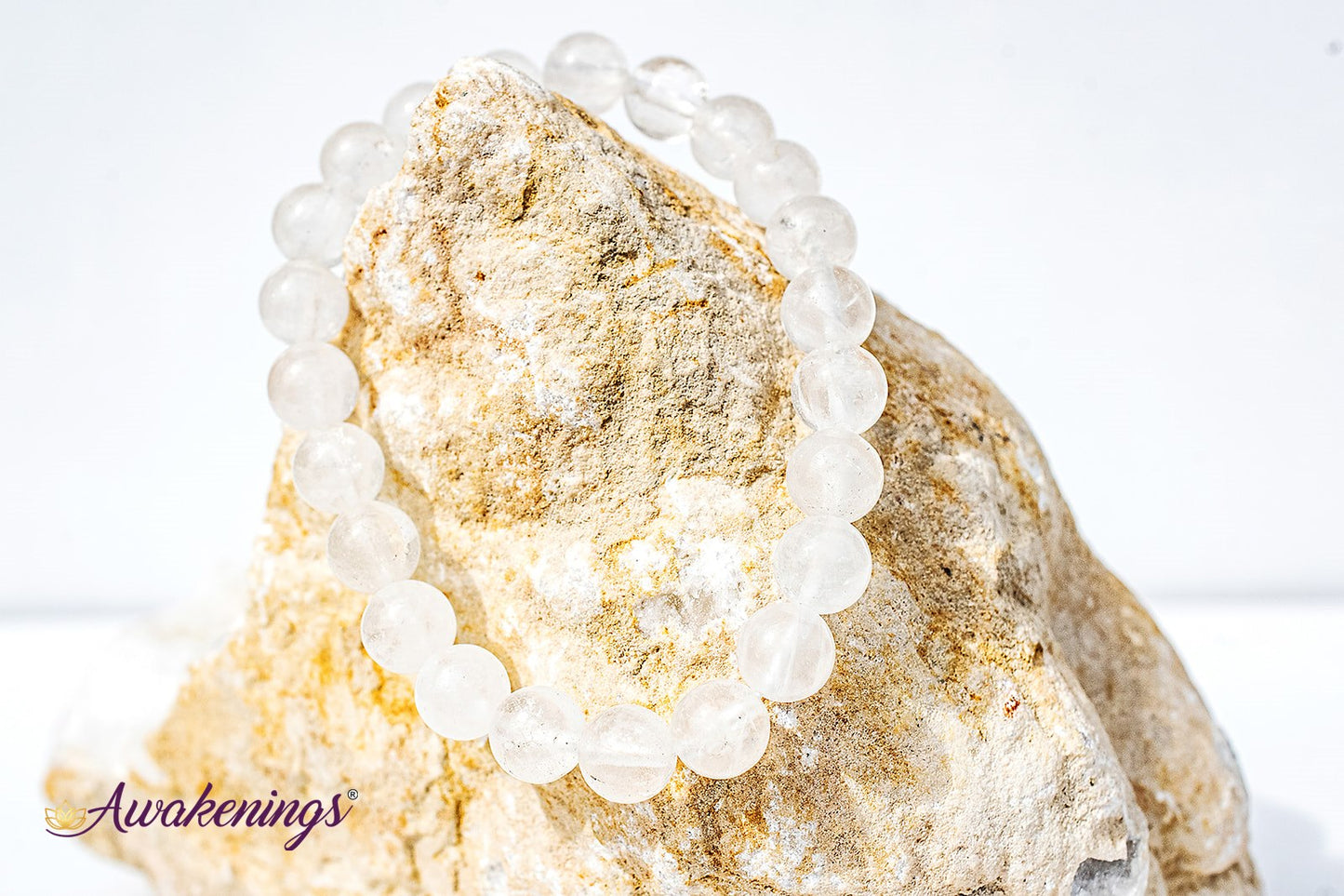 Clear Quartz Crystal Bracelet-8mm