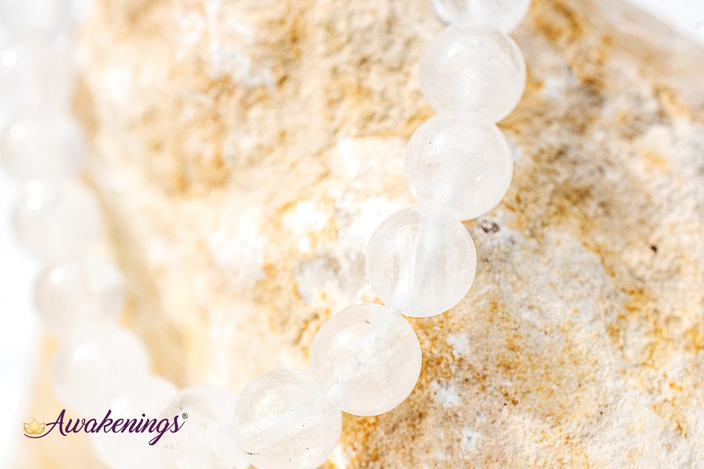 Clear Quartz Crystal Bracelet-8mm