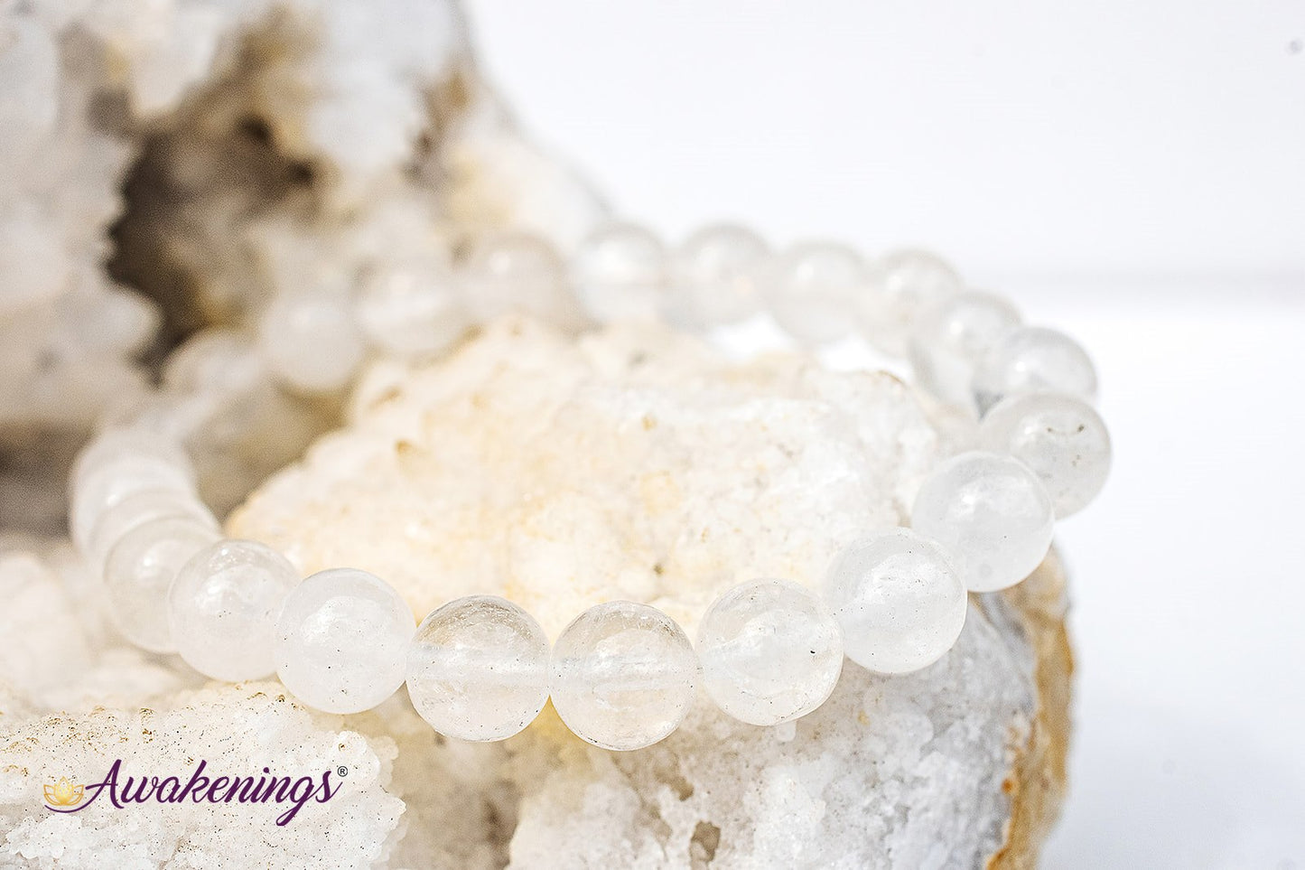 Clear Quartz Crystal Bracelet-8mm