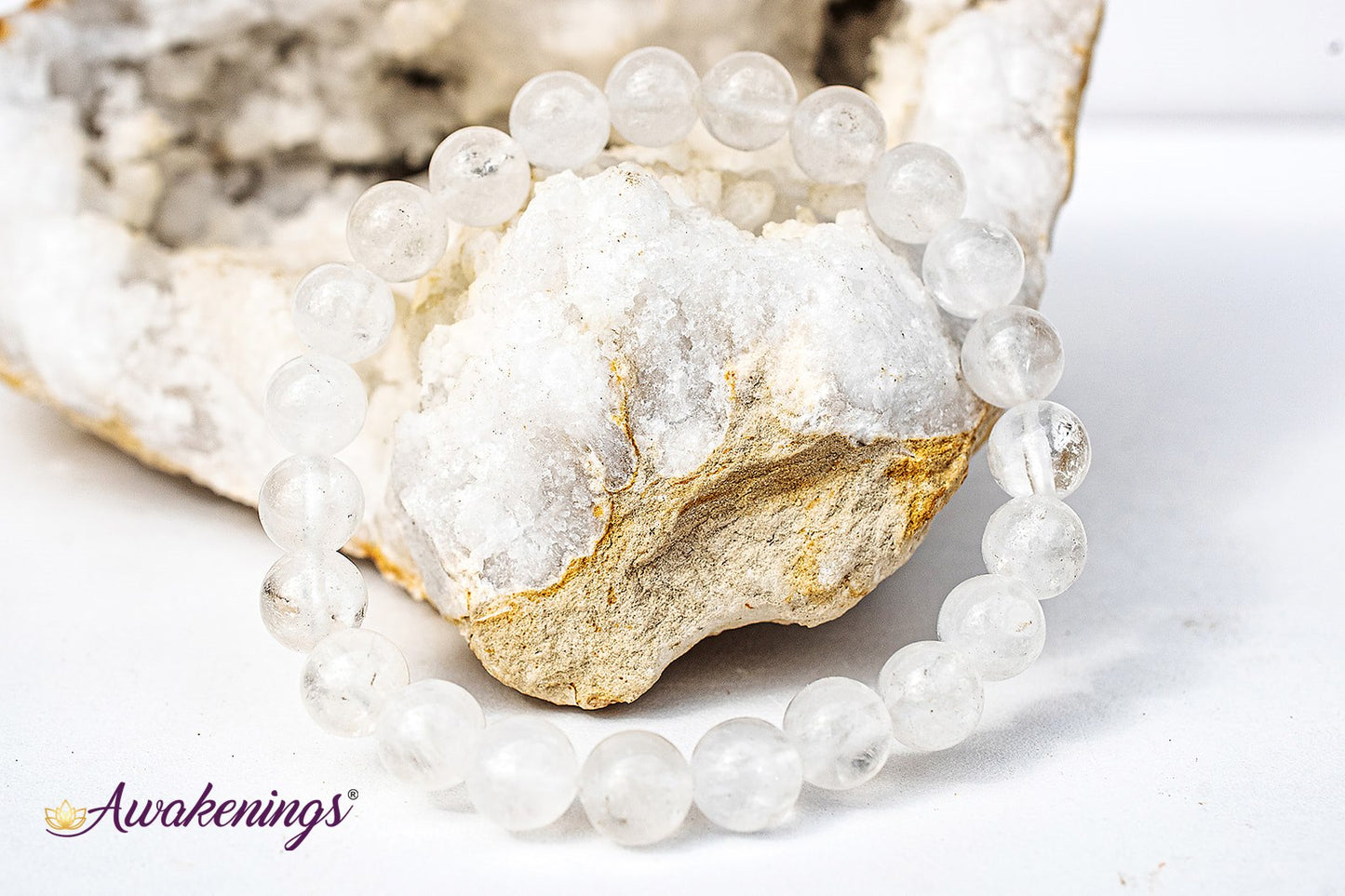 Clear Quartz Crystal Bracelet-8mm